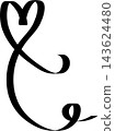 Ribbons heart shapes, valentine, celebration, love 143624480