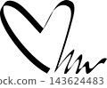 Ribbons heart shapes, valentine, celebration, love 143624483