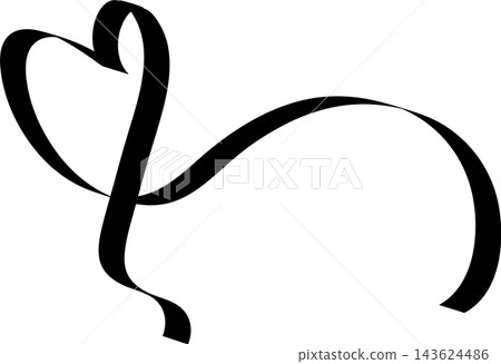 Ribbons heart shapes, valentine, celebration, love 143624486
