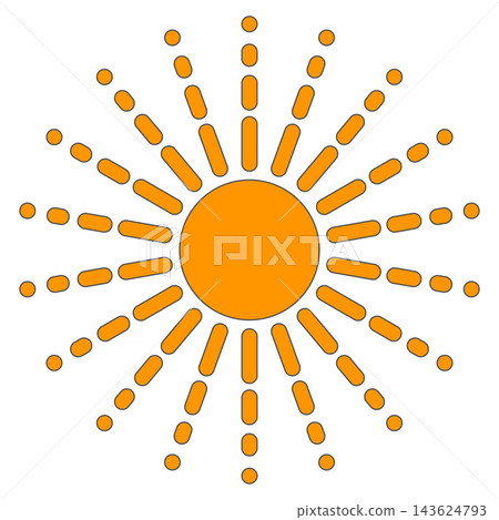 太陽圖示 太陽圖示 143624793