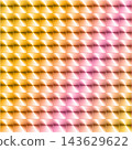 A glittery card-style background featuring square tiles with a warm gradient of gold and orange. 143629622