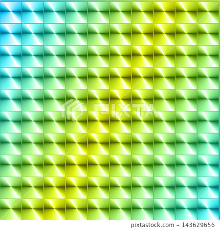 A glittery card-style background with square tiles that shimmer with a blue-green and yellow gradient. A glittery card-style background with square tiles that shimmer with a blue-green and yellow gradient. 143629656
