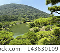 Engetsu Bridge over South Lake in Ritsurin Garden 143630109