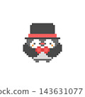 Dracula Penguin Pixel Art 143631077