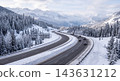 Snow, roads, highways 143631212