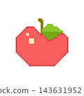 Apple pixel art 143631952