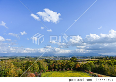 北海道美瑛的山景 北海道美瑛的山景 143632395