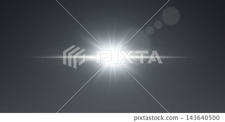 Glowing light beam shining on a dark background Glowing light beam shining on a dark background 143640500