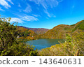 莊川在秋季紅葉最絢麗的季節 143640631