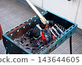 Barbecue Charcoal grilling 143644605