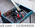 Barbecue Charcoal grilling 143644606