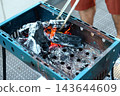 Barbecue Charcoal grilling 143644609