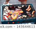 Barbecue Charcoal grilling 143644613