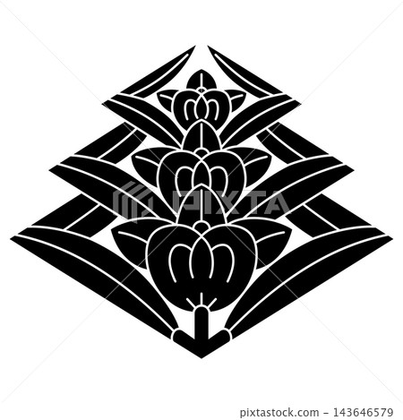 這是家族徽章，名為三層橘紋。 143646579
