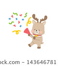 Reindeer ringing crackers 143646781