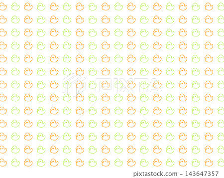 綠色和橘色鴨子背景素材 綠色和橘色鴨子背景素材 143647357
