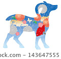 New Year's card template 143647555