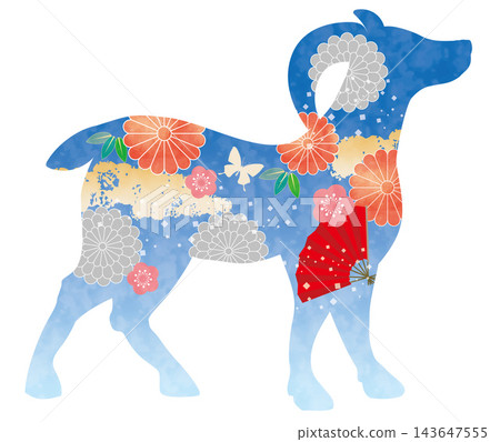 New Year's card template New Year's card template 143647555