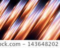 Dynamic glowing lines creating a futuristic motion and data stream background 143648202
