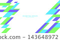 Colorful background material made up of diagonal rectangles 143648972