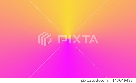 Gradient surface with yellow and magenta colors blending in center radial pattern, abstract background Gradient surface with yellow and magenta colors blending in center radial pattern, abstract background 143649455