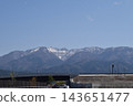 A range of snow-capped mountains stretches out beyond the plain. 143651477