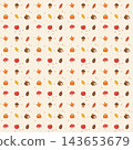 Seamless autumn pattern 143653679