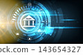Online banking technology concept. 143654327