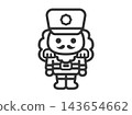 胡桃鉗圖示（線條畫）插圖 143654662