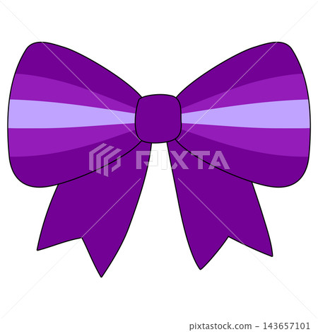 A cute ribbon with a purple gradient color A cute ribbon with a purple gradient color 143657101