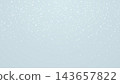 Winter snow background with soft white sparkling snowflakes. Glowing particles with delicate blue gradient. Christmas card, holiday banner, poster or invitation template. Vector illustration 143657822
