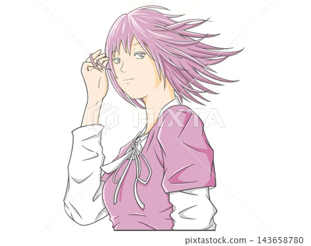 Stylish and cute girl illustrations Stylish and cute girl illustrations 143658780