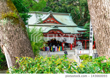 [Shizuoka Prefecture] Kinomiya Shrine in Atami, surrounded by abundant nature 143660093