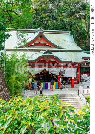 [Shizuoka Prefecture] Kinomiya Shrine in Atami, surrounded by abundant nature 143660094