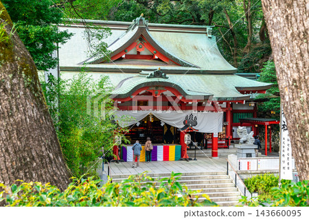 [Shizuoka Prefecture] Kinomiya Shrine in Atami, surrounded by abundant nature 143660095