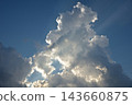Sunlight visible through the clouds 143660875