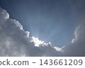 Cumulonimbus clouds hide the sun; a storm is coming. 143661209