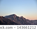 Mount Hakuba bathed in the morning sun, a view from Mount Karamatsu 143661212