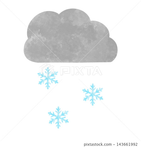 雲和雪的圖標 雲和雪的圖標 143661992