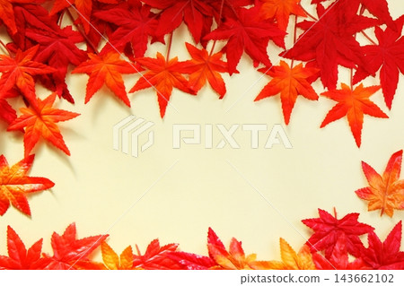 一圈鮮紅的楓葉 一圈鮮紅的楓葉 143662102