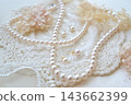Pearl accessories and beautiful lace 143662399