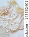Pearls and beautiful lace 143662401
