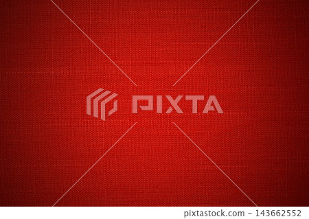 Dark red linen fabric cloth texture background, seamless pattern of natural textile. 143662552