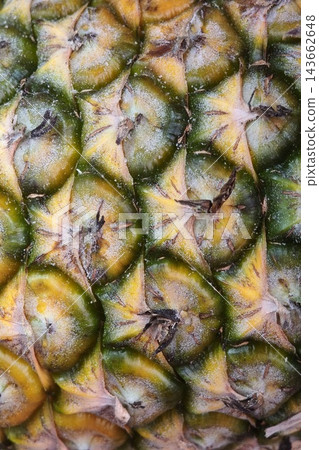 close up of the pineapple peel close up of the pineapple peel 143662648