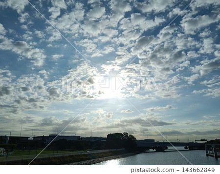 Rivers and bridges, cityscapes and skies filled with clouds: Suitable for regional introductions, tourism, and environmental materials. Rivers and bridges, cityscapes and skies filled with clouds: Suitable for regional introductions, tourism, and environmental materials. 143662849
