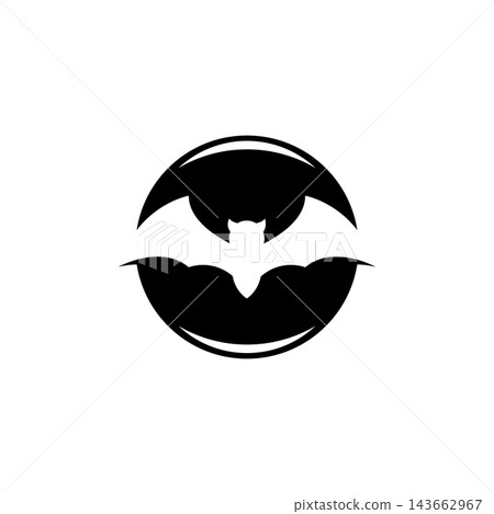 Bat illustration logo Bat illustration logo 143662967