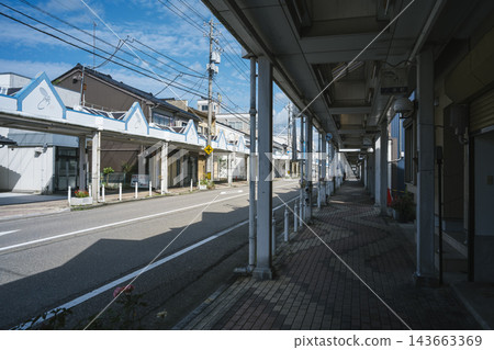 Streetscape of Etchuhama-kaido in Himi City, Toyama Prefecture Streetscape of Etchuhama-kaido in Himi City, Toyama Prefecture 143663369