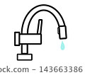Simple illustration of a water tap 143663386