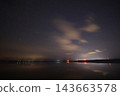 北海道網走湖上空的星空 143663578