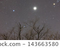 北海道網走湖上空的星空 143663580